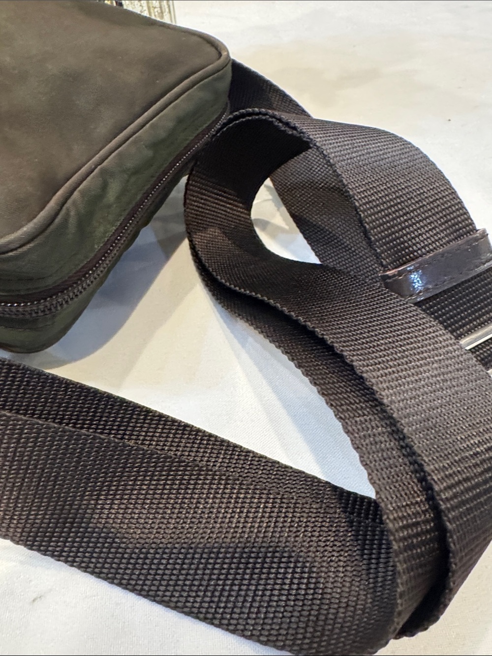 Authentic Prada Small Nylon Messenger Crossbody Bag - Picture 9 of 14